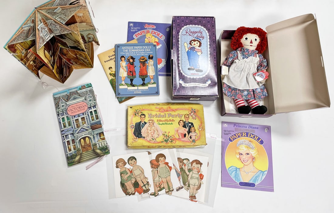 Doll and paper doll grouping (1 of 2)