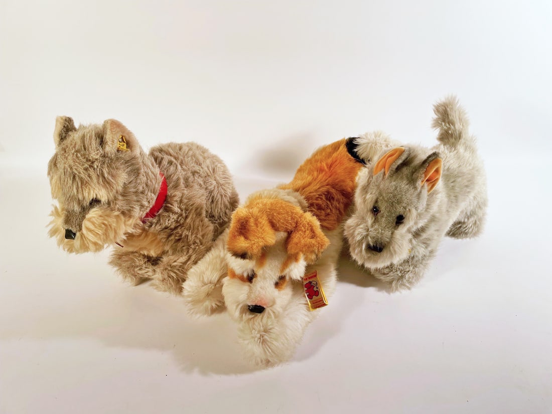 Three Steiff dogs (1 of 2)