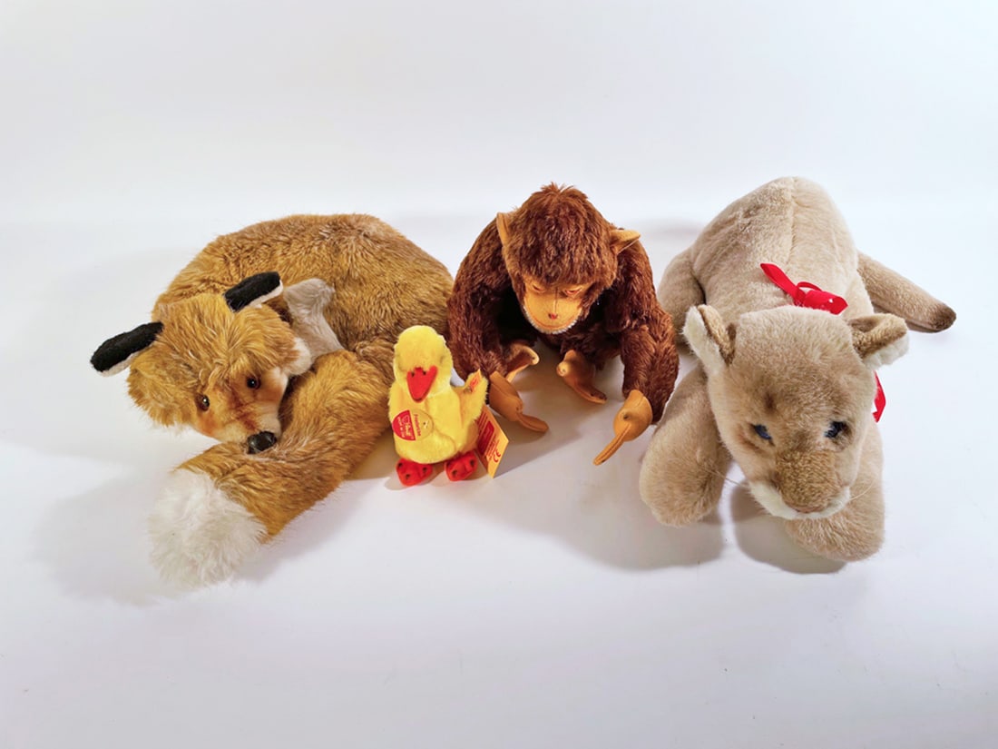 Four Steiff animals (1 of 1)