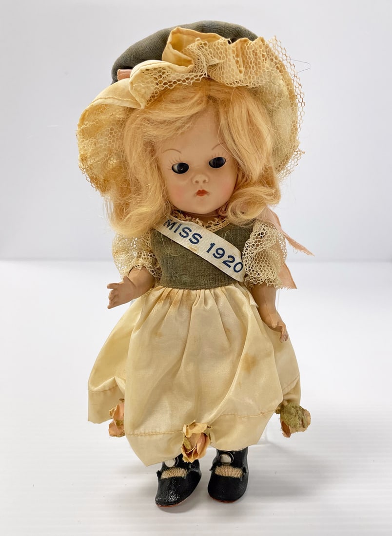 Poupée Vintage Virga Vogue Ginny Ginger 20 Cm - Années 50 Authentique
