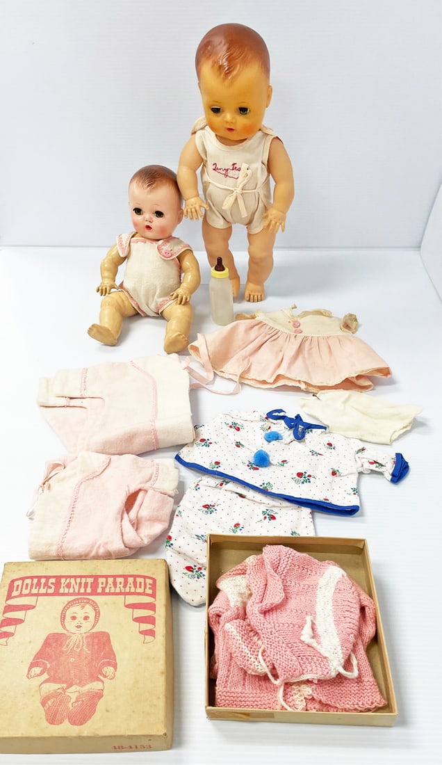 American Character Tiny Tears two doll lot (1 of 1)