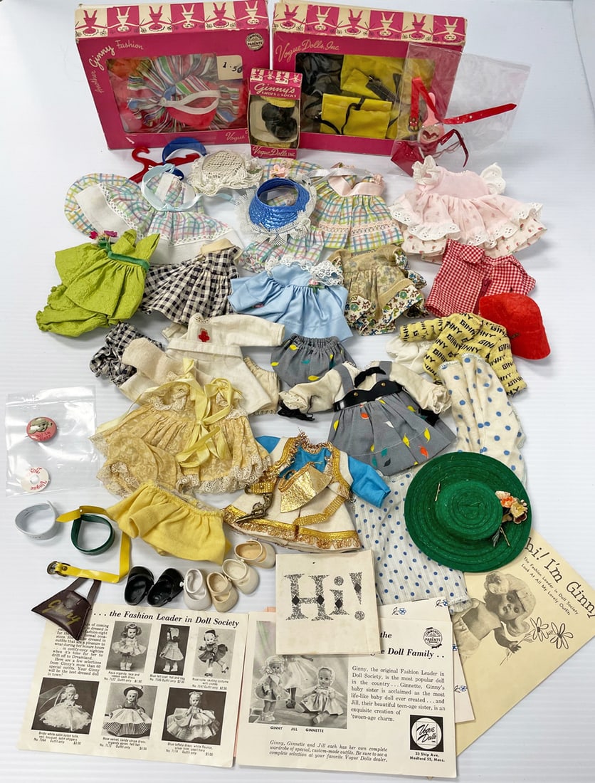 Vogue 1950's 8" Ginny doll clothes lot (1 of 1)