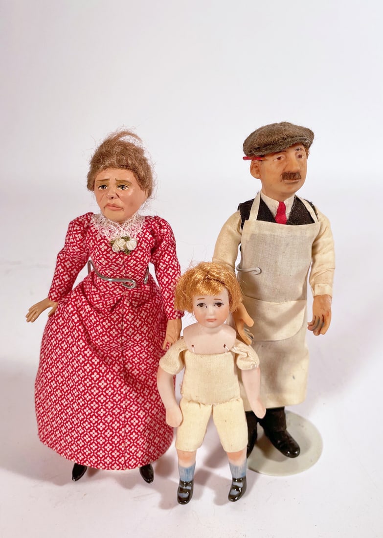 Three dollhouse dolls (1 of 2)