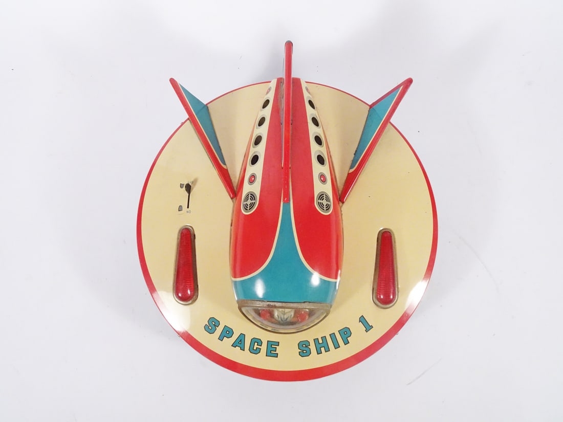 Space Ship 1 Tin Battery Operated Toy (1 of 4)