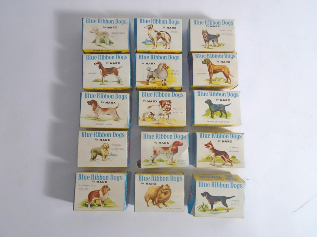 Louis Marx Blue Ribbon Dog Figures (1 of 2)