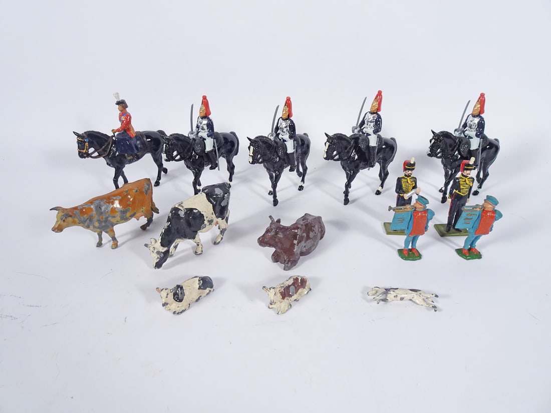 English Lead Animal and Soldier Figures (1 of 4)