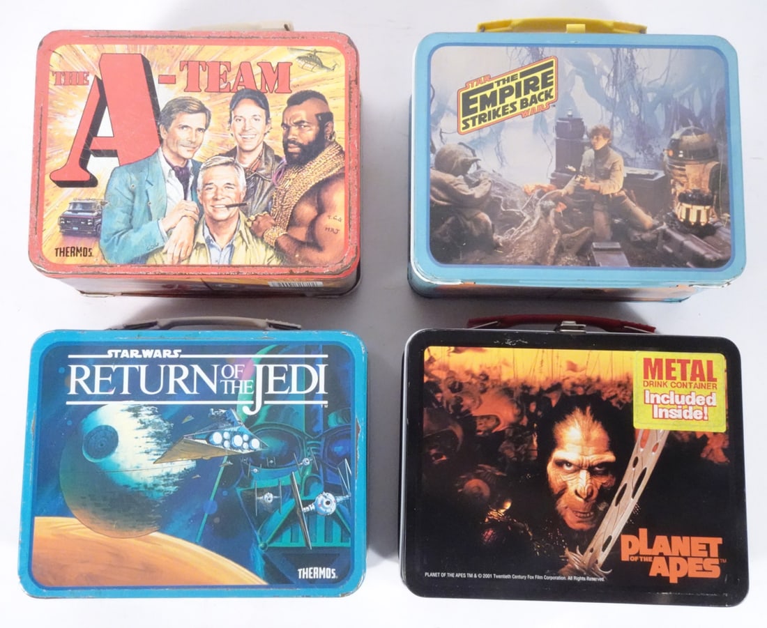 Character Themed Metal Lunch Boxes (1 of 2)