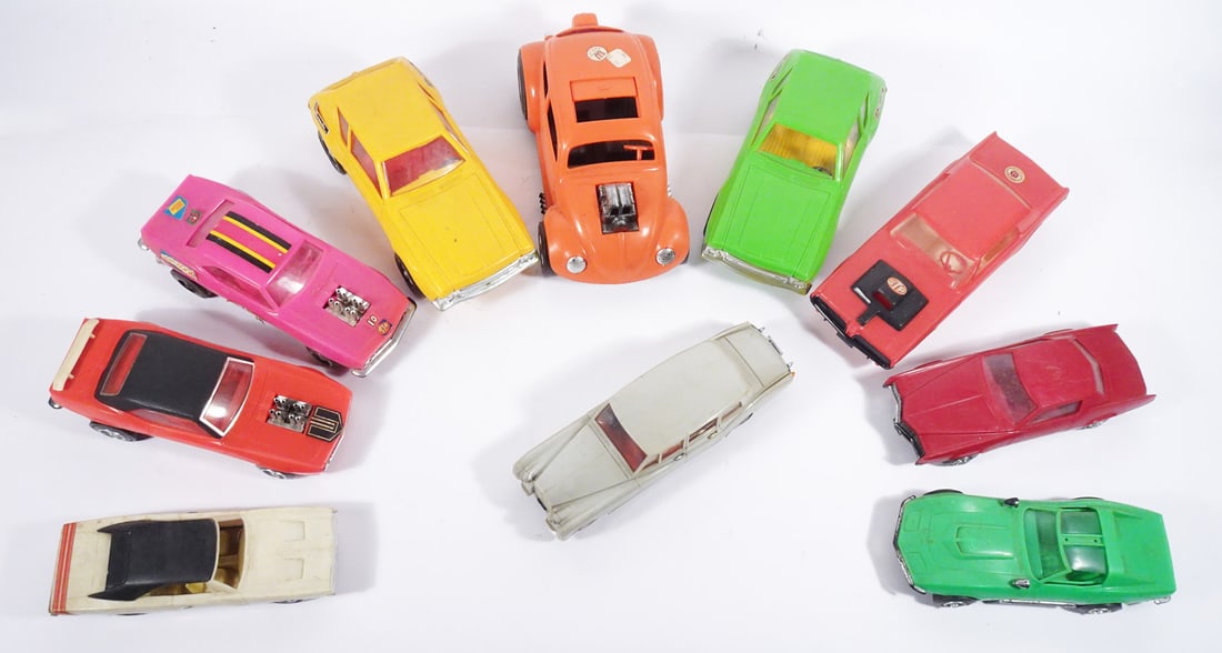 Vintage Plastic Toy Cars (1 of 1)