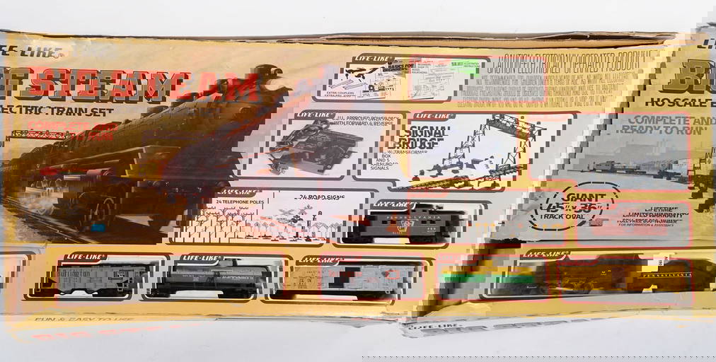 Modern Era Life Like Ho Scale Freight Train Set