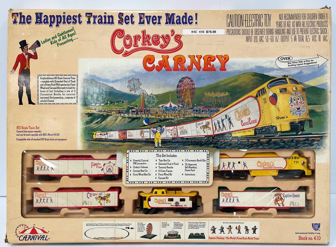 IHC HO Scale Corkey's Carney Train Set (1 of 1)