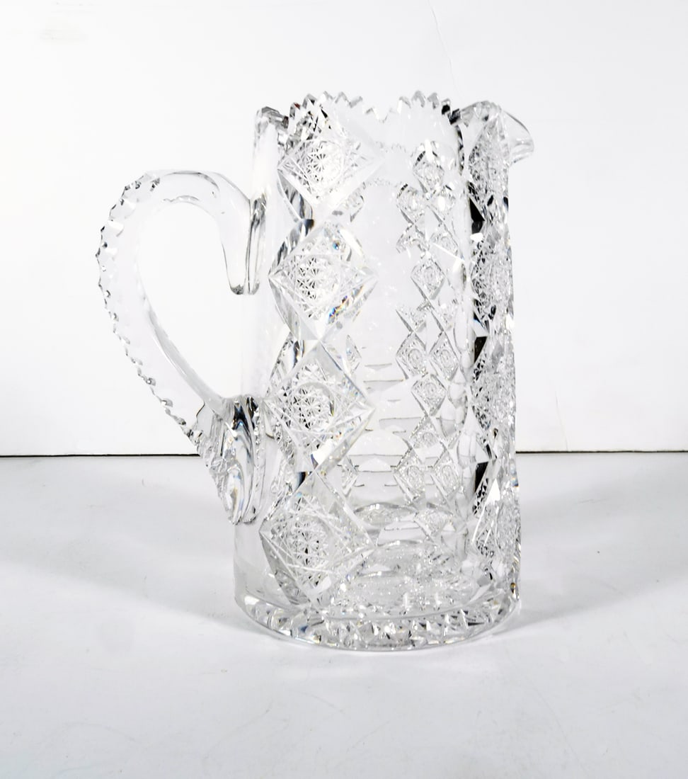Hawkes American Cut Glass Water Pitcher (1 of 2)