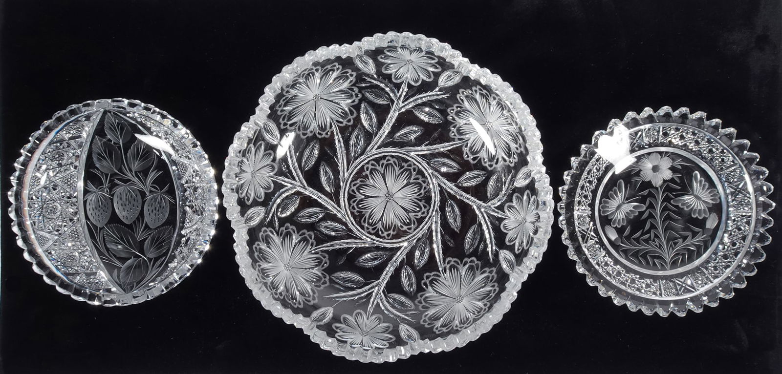 American Gravic Cut Glass Grouping (1 of 1)