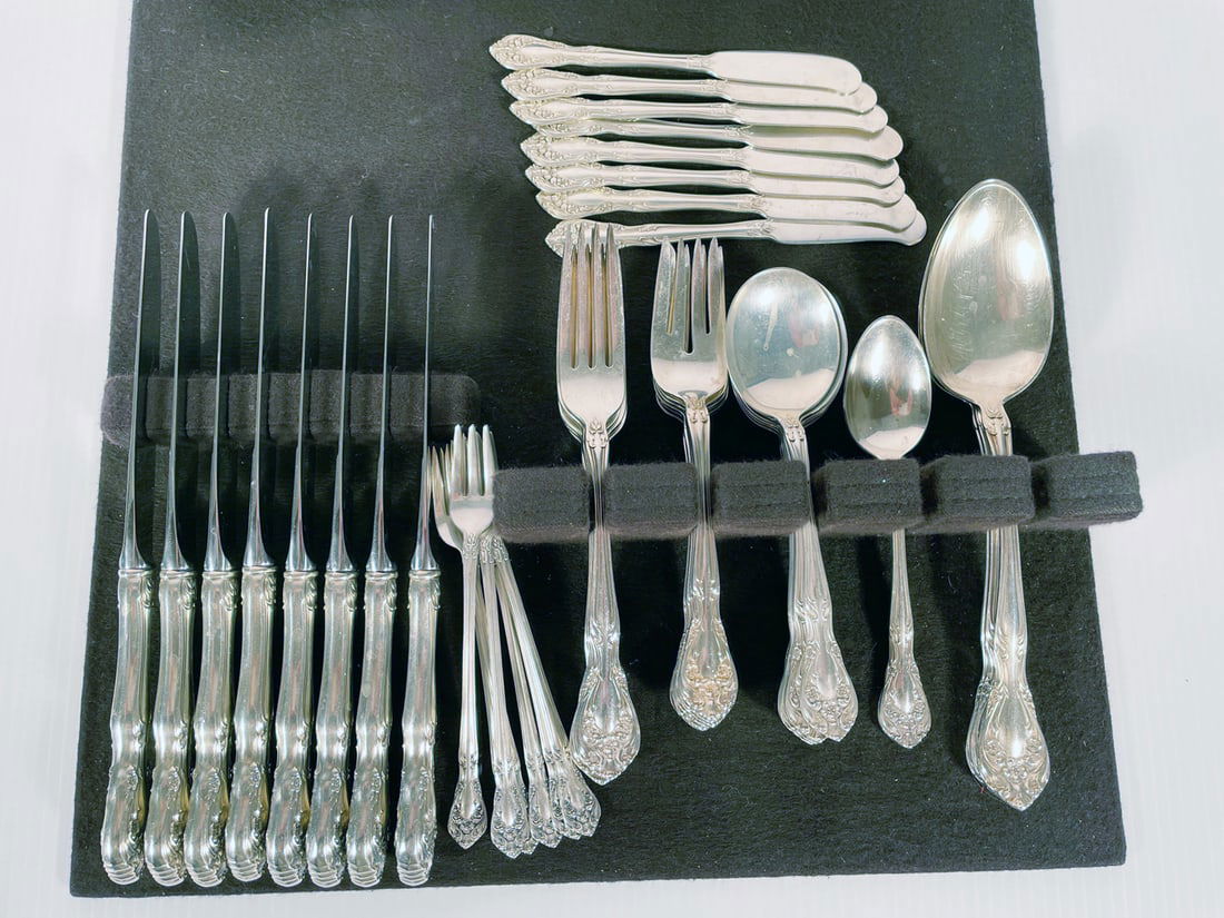 Alvin Sterling Silver Flatware Set (1 of 1)