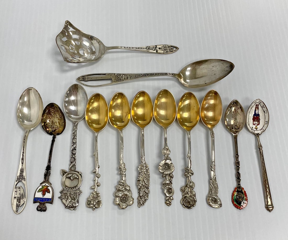 Sterling Silver Demitasse and Souvenir Spoons (1 of 1)