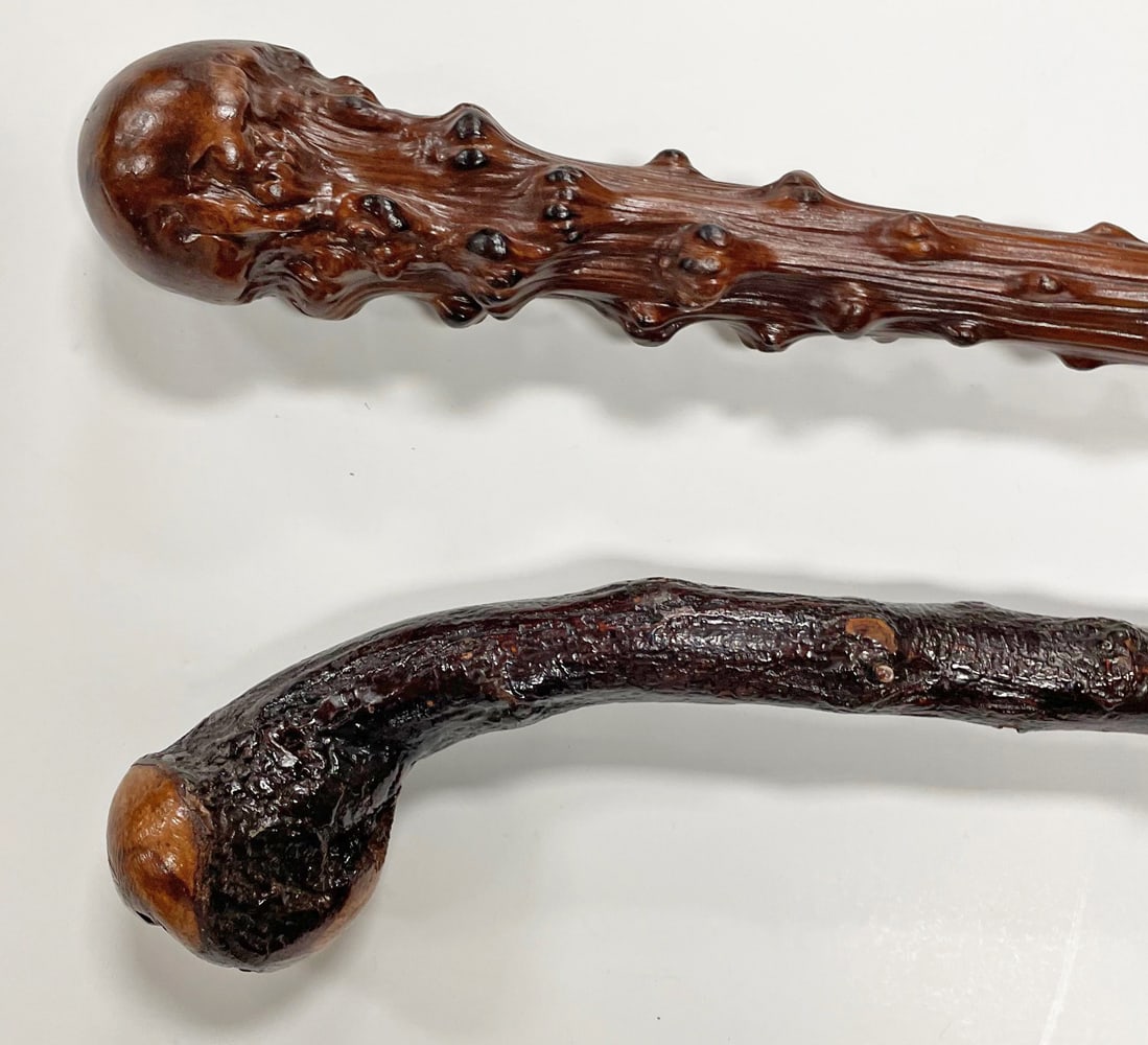 Folk Art Shillelagh Walking Sticks (1 of 2)