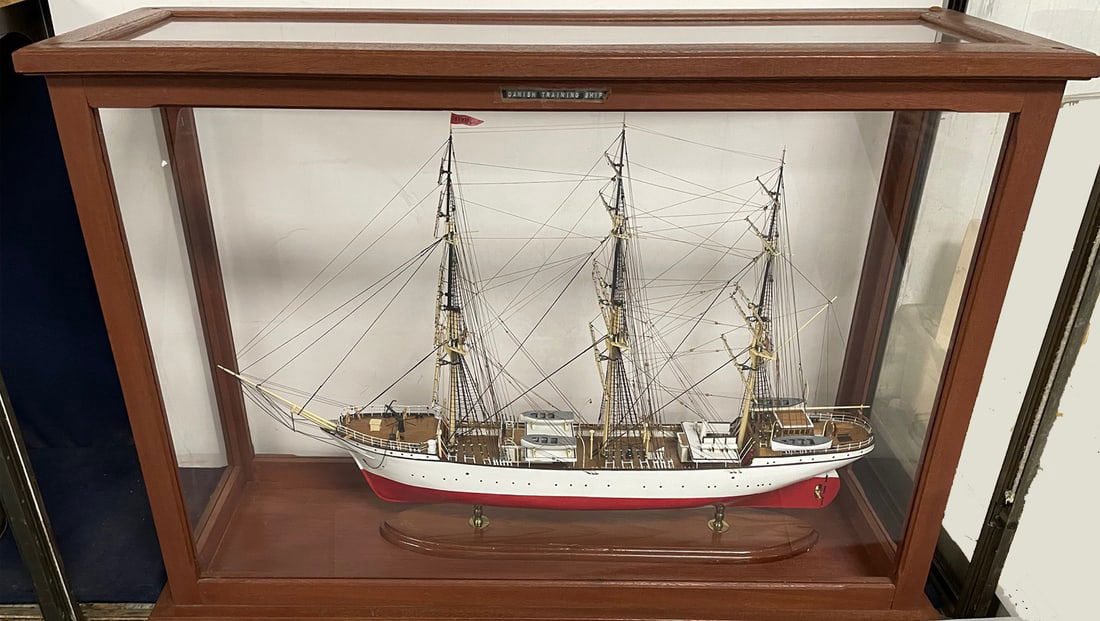 Danish Training Ship Model Display (1 of 1)