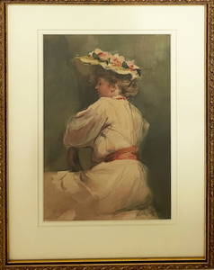 Mary Stevenson Cassatt Watercolor on Paper