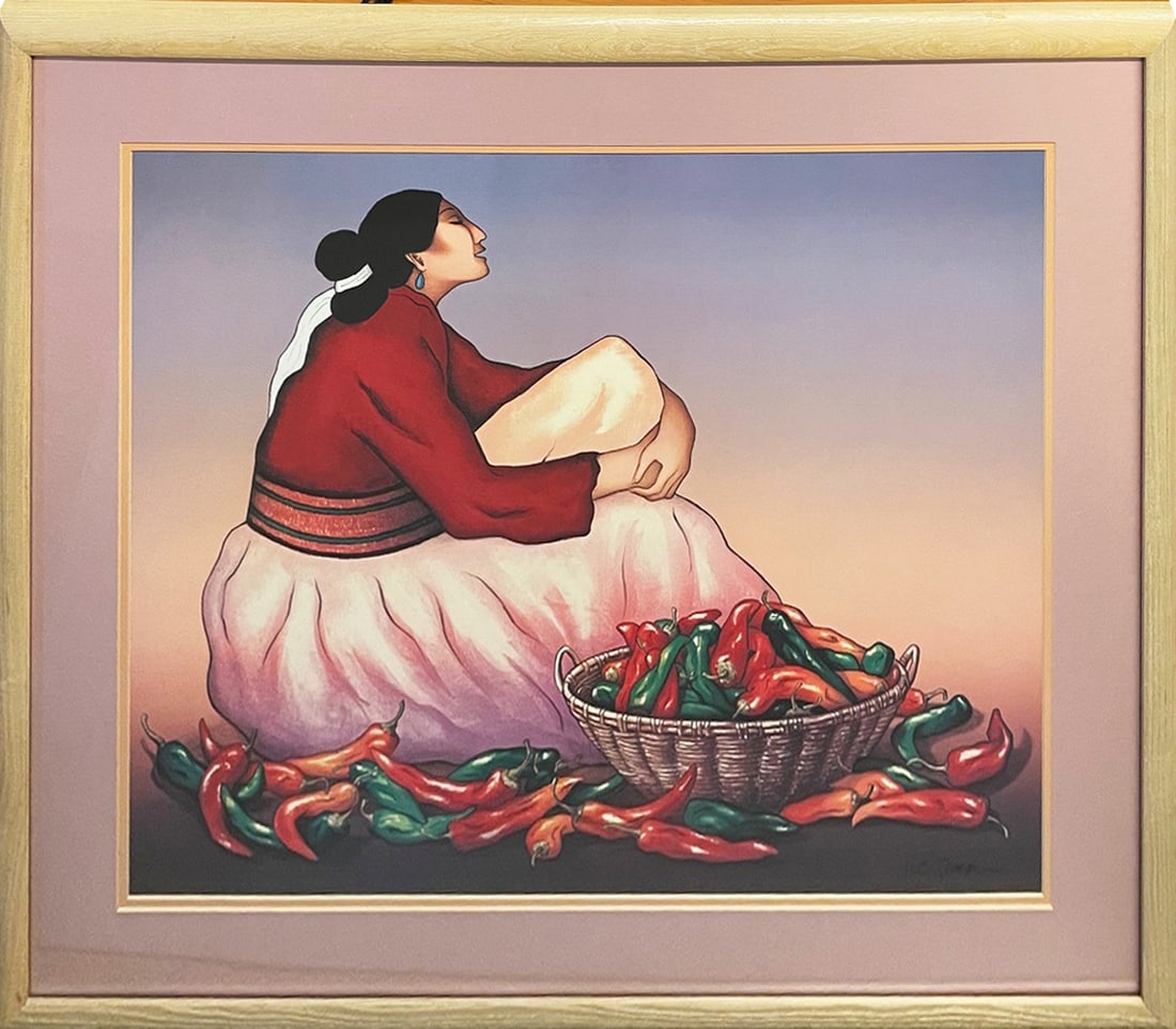 R.C. Gorman Colored Lithograph (1 of 2)