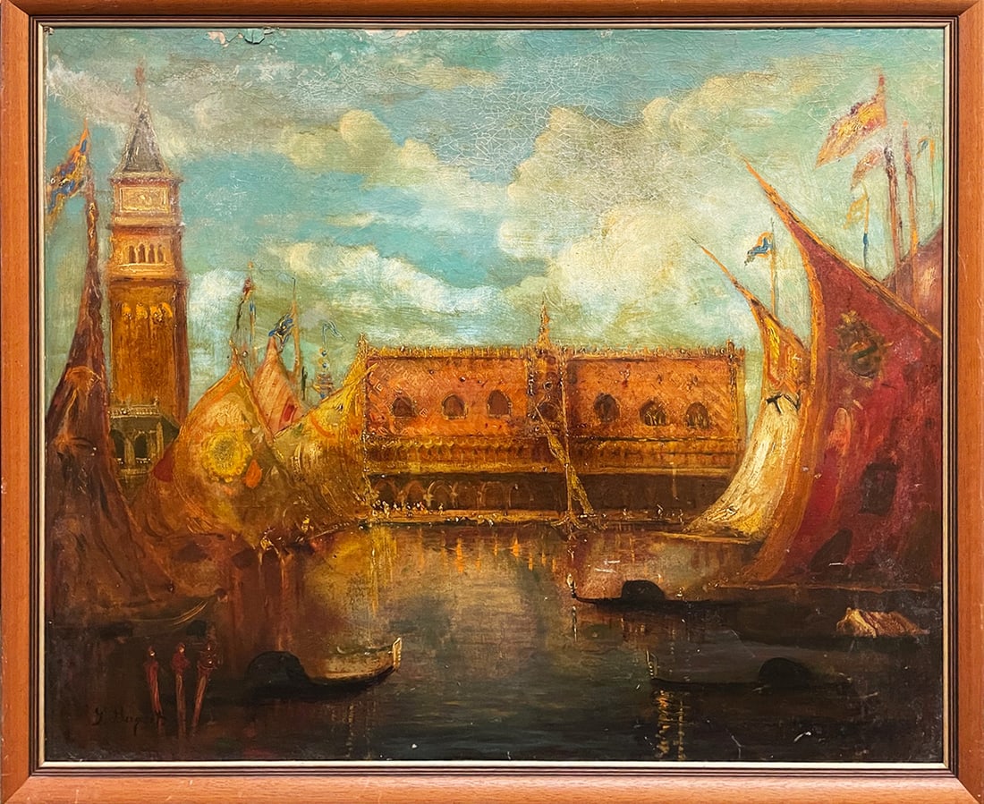 George Bogart Oil on Board (1 of 3)