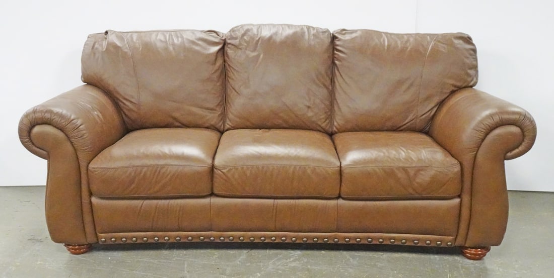 Natuzzi Editions Italian Leather Sofa (1 of 3)