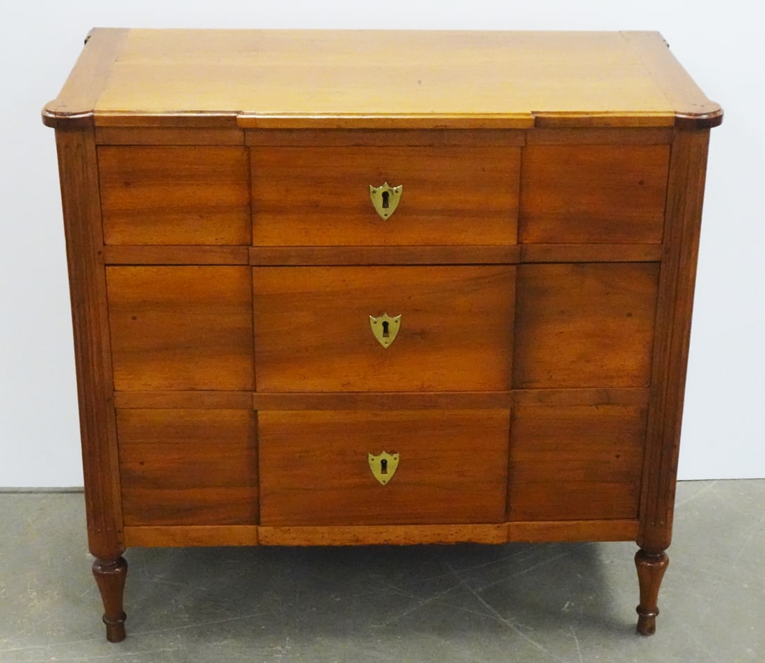French Three Drawer Chest (1 of 2)
