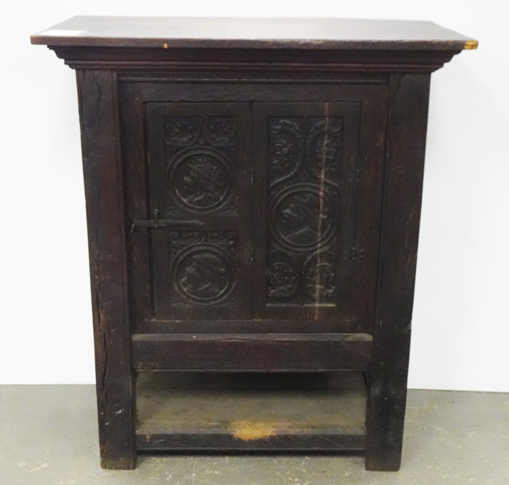 French Baroque Credence Cabinet (1 of 4)