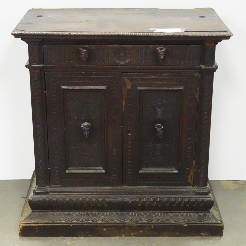 Italian Baroque Walnut Chest (1 of 3)