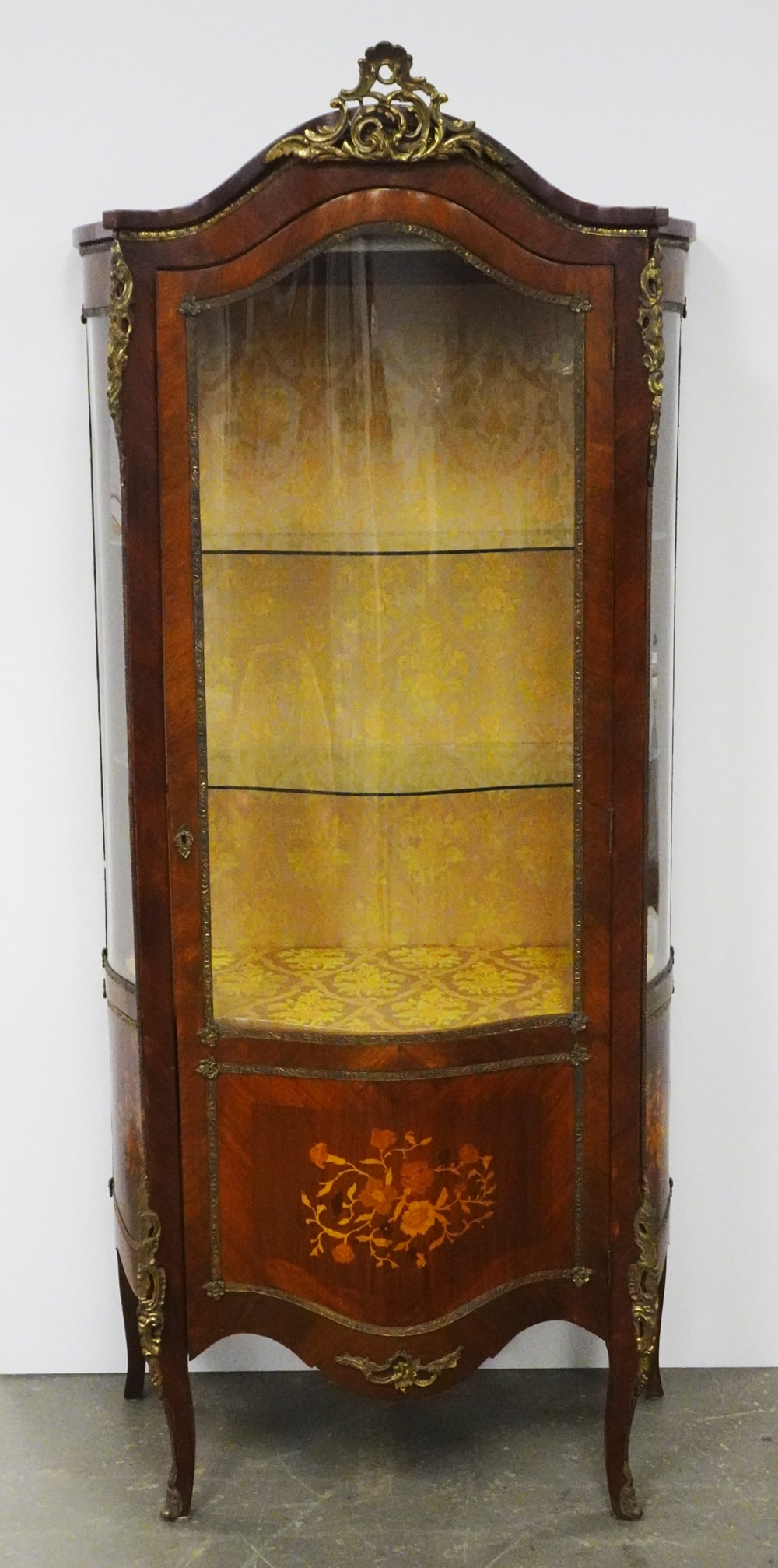 French Style Vitrine Cabinet (1 of 3)