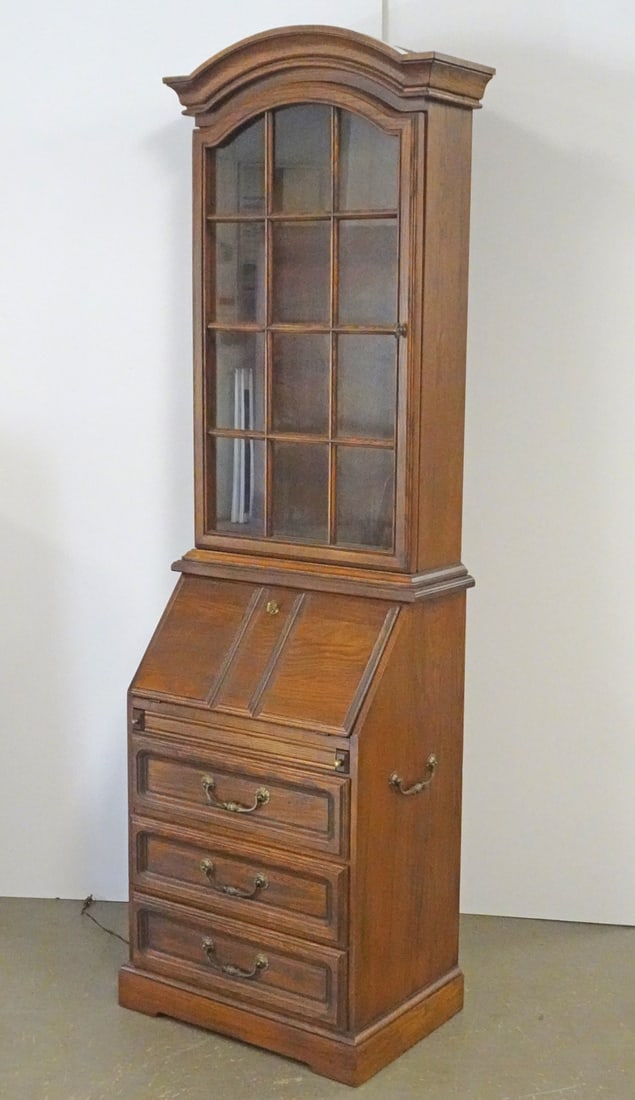 Oskar Huber Oak Secretary Desk (1 of 3)