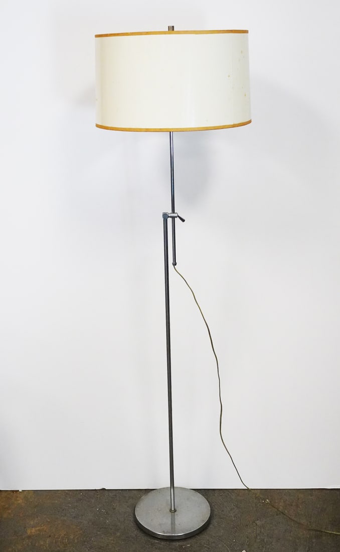 Mid Century Style Chrome Floor Lamp (1 of 2)