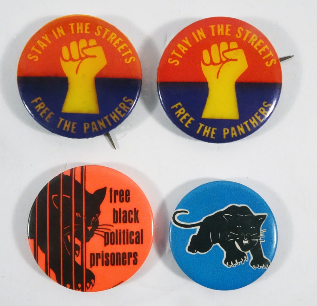Black Panther Party Movement Pin Back Buttons (1 of 1)