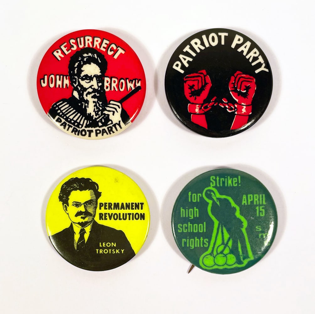 Political Movement Party Rights Pin Back Buttons (1 of 2)