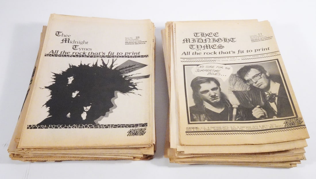 Midnight Records Fanzine Catalogs (1 of 2)