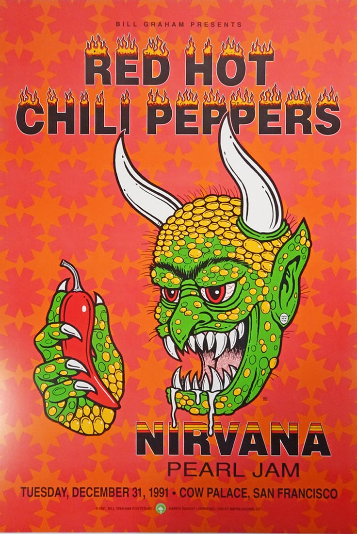 Red Hot Chili Peppers Concert Poster (1 of 1)