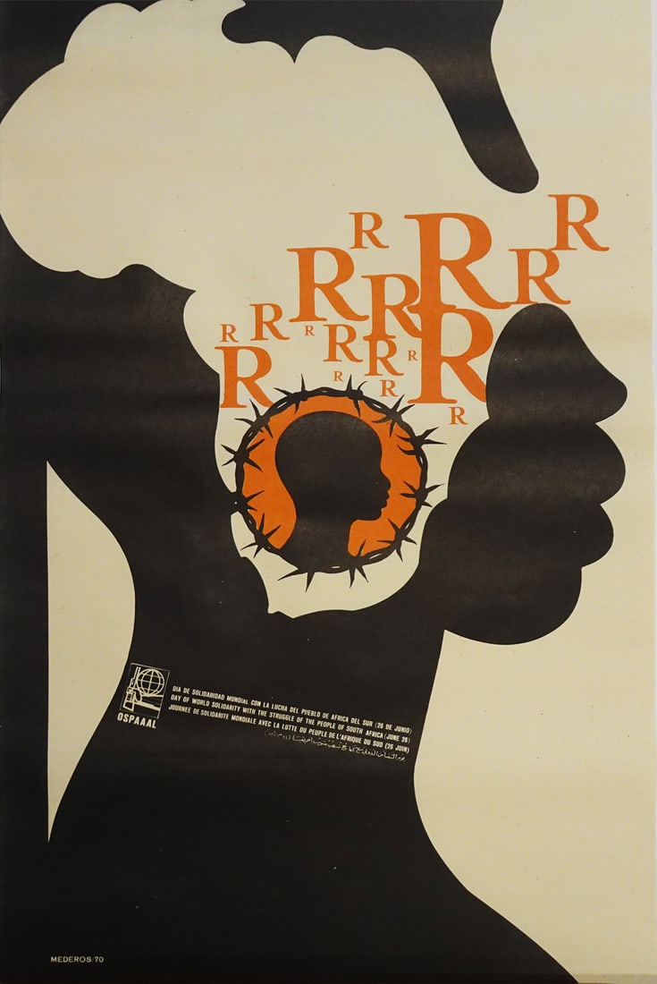 OSPAAAL South Africa Propaganda Poster (1 of 1)