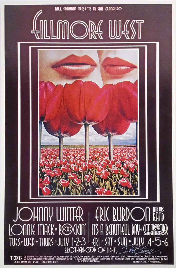 Johnny Winter Concert Poster (1 of 2)
