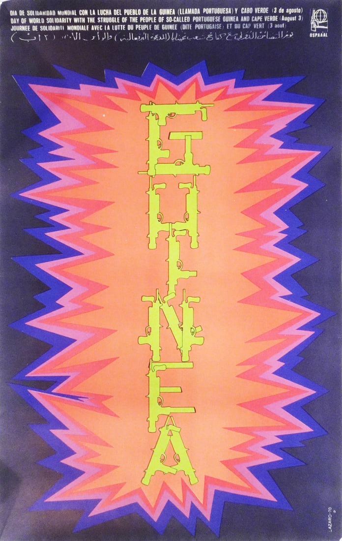 OSPAAAL Guinea Propaganda Poster (1 of 1)