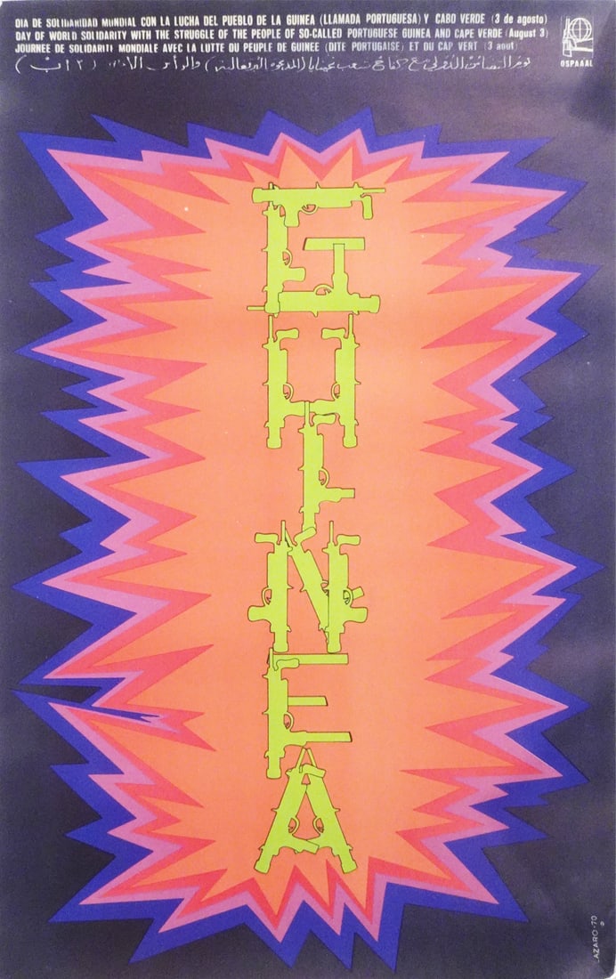 OSPAAAL Guinea Propaganda Poster (1 of 1)