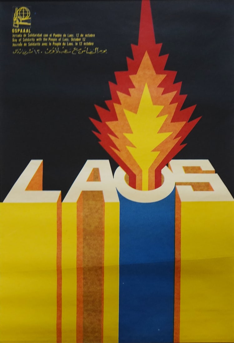 OSPAAAL Laos Propaganda Poster (1 of 1)