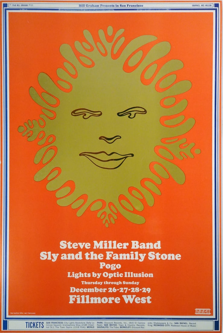 Steve Miller Band Concert Poster (1 of 1)