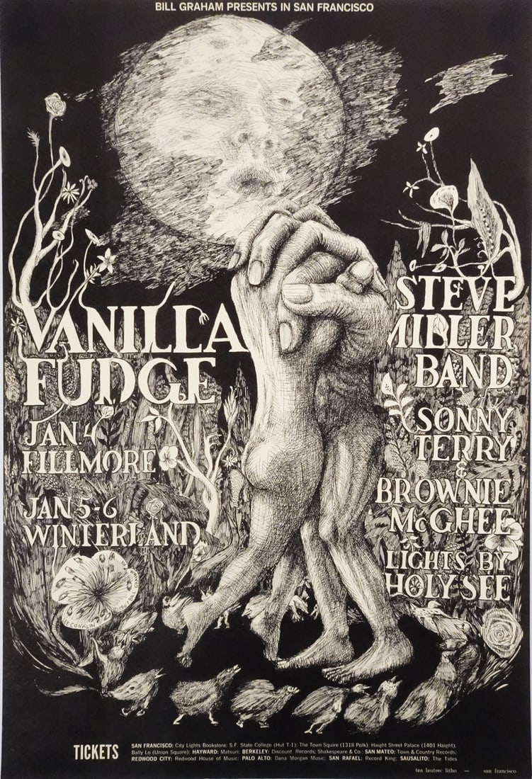 Vanilla Fudge Concert Poster (1 of 1)
