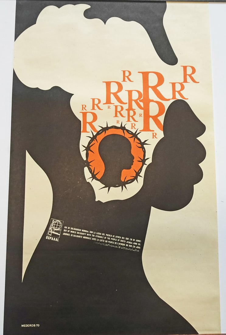 OSPAAAL South Africa Propaganda Poster (1 of 1)