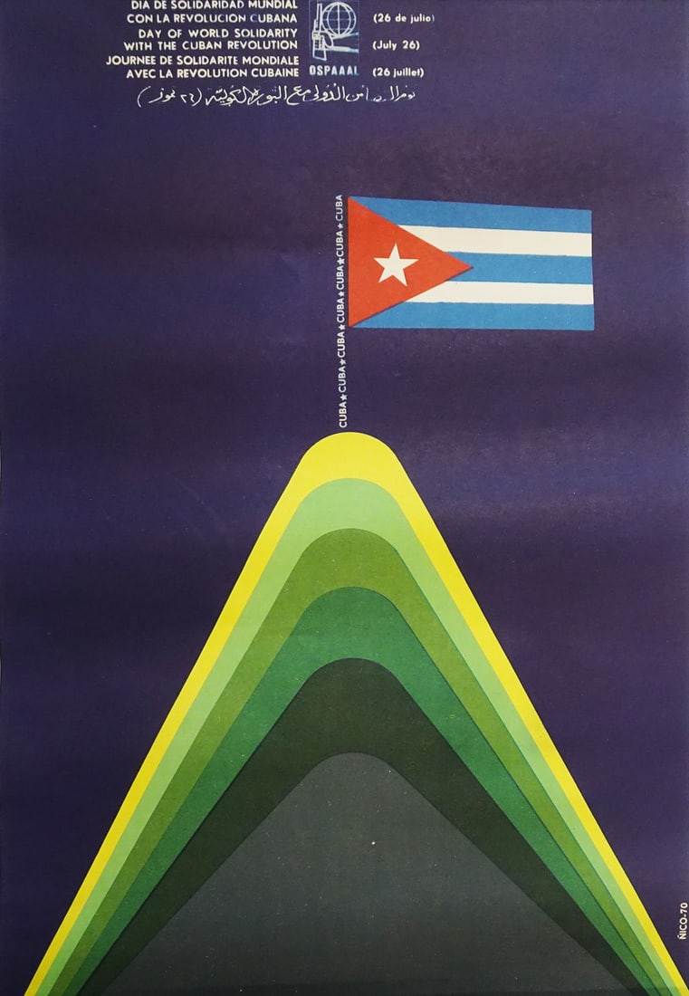 OSPAAAL Cuban Revolution Propaganda Poster (1 of 1)