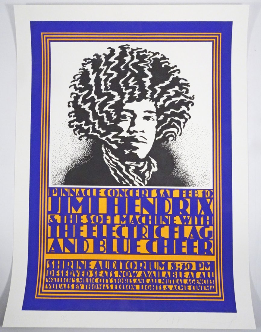 Jimi Hendrix Concert Poster (1 of 3)