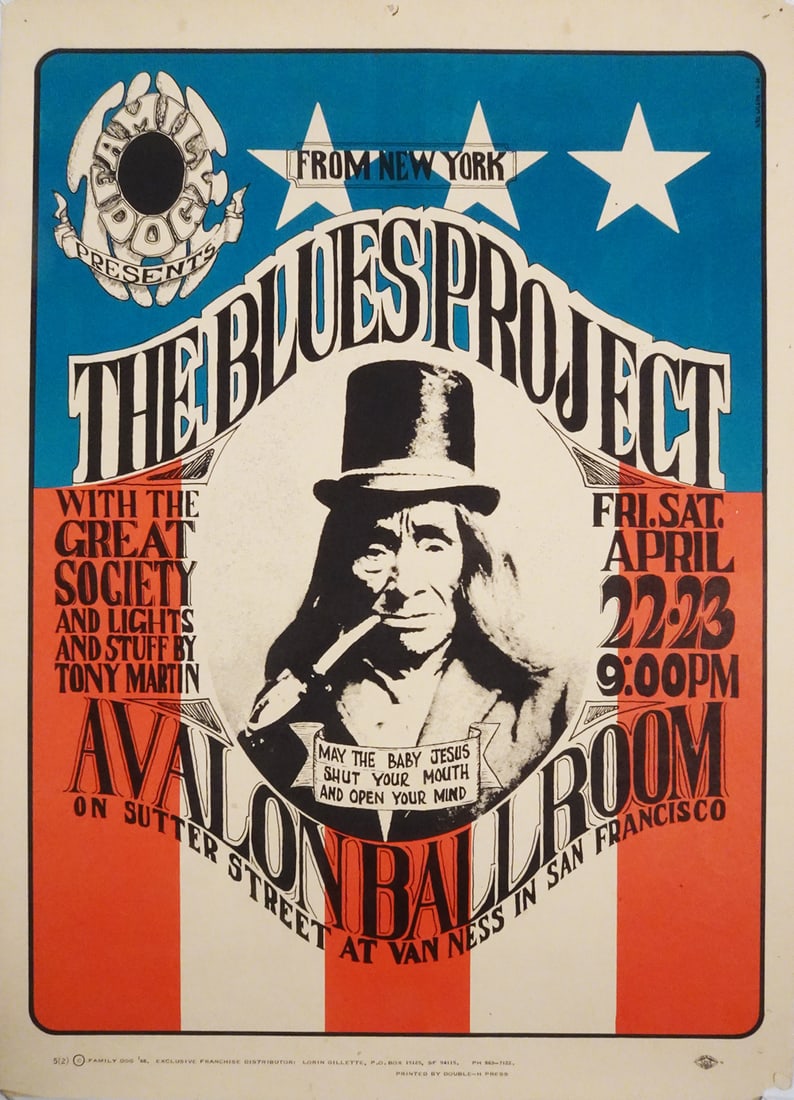 The Blues Project Concert Poster (1 of 3)