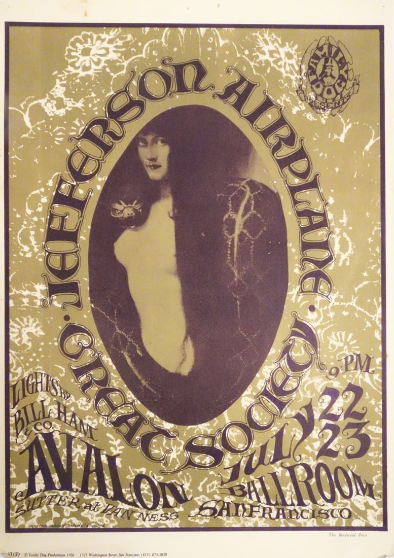 Jefferson Airplane Concert Poster (1 of 1)