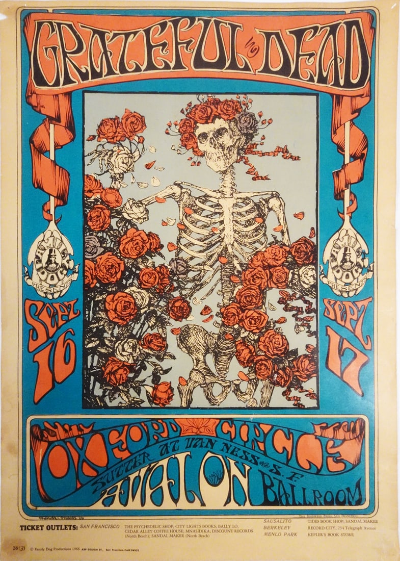 Grateful Dead Concert Poster (1 of 1)