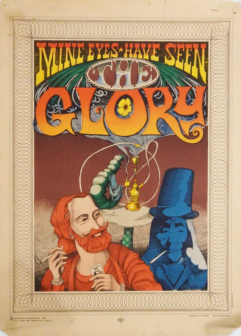 1967 Rick Griffin Head Shop Poster Canablis
