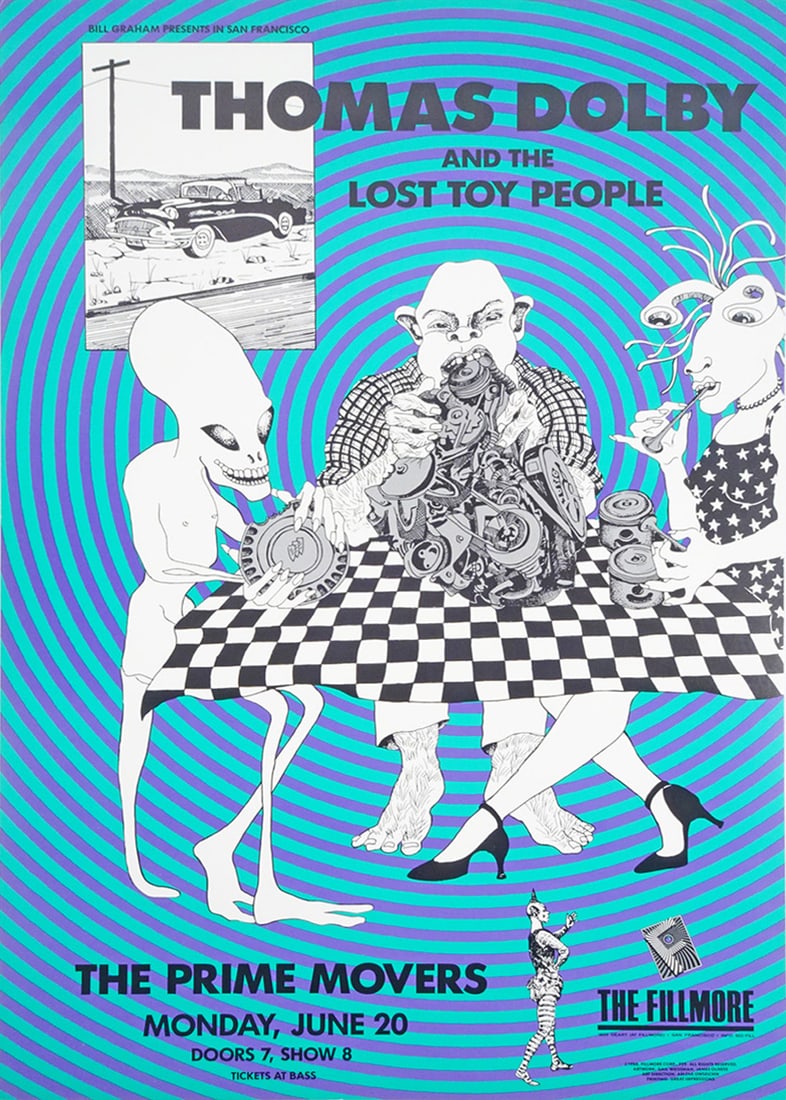 Thomas Dolby and The Lost Toy People Concert Poster (1 of 1)