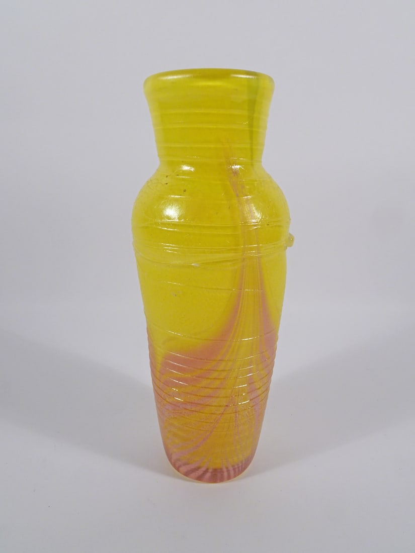 Signed Contemporary Studio Art Glass Vase (1 of 2)